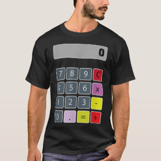 Calculator Womens Halloween Costume Men Lazy Easy  T-Shirt