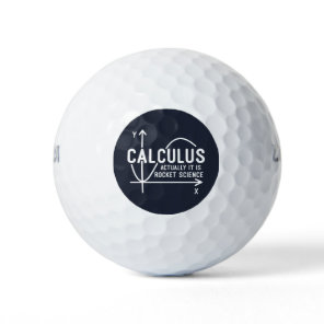 Calculus Actually Its Rocket Science Funny Math Golf Balls