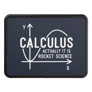 Calculus Actually Its Rocket Science Funny Math Hitch Cover