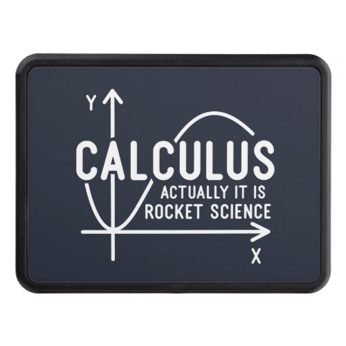 Calculus Actually Its Rocket Science Funny Math Hitch Cover