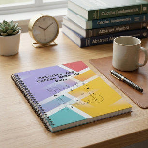 Calculus & Coffee Lover Math Teacher Daily Ritual Notebook