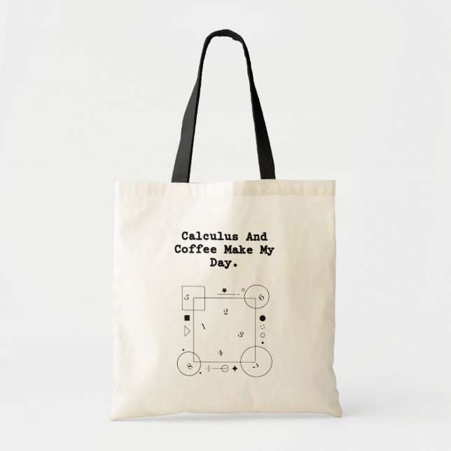 Calculus & Coffee Lover| Math Teacher Daily Ritual Tote Bag (Front)