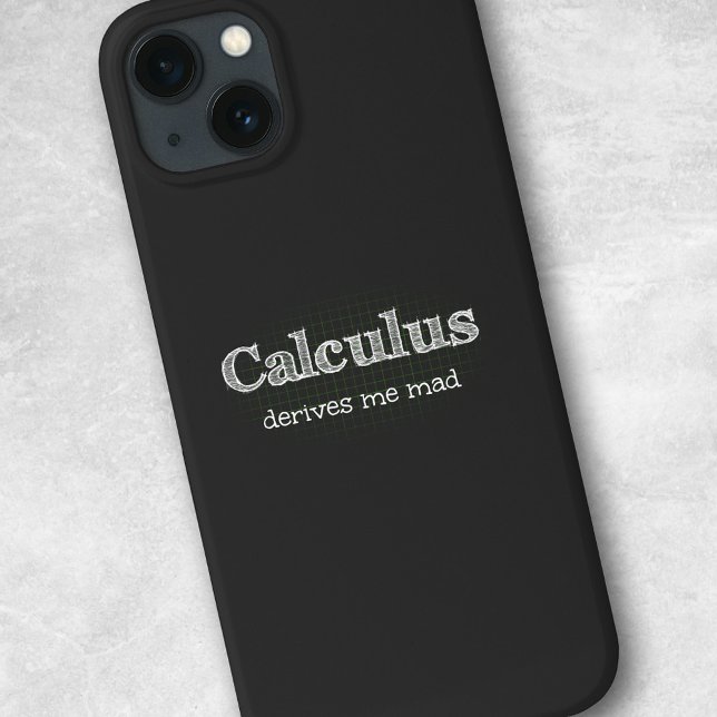 Calculus Derives Me Mad Math Humor Case-Mate iPhone Case (Creator Uploaded)