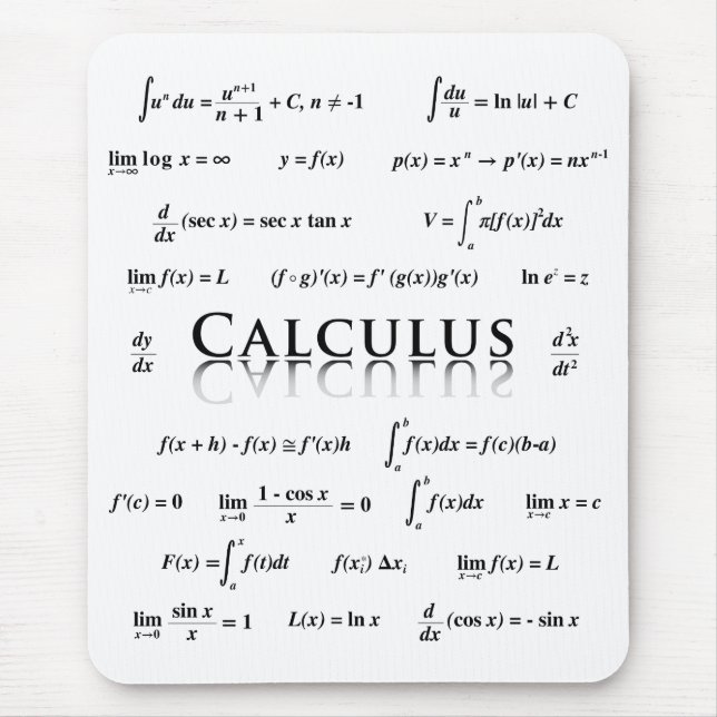 Calculus Equations Mouse Pad (Front)