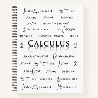 Calculus Equations Notebook