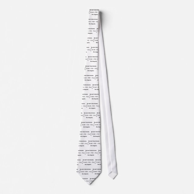 Calculus_Integration Neck Tie (Front)