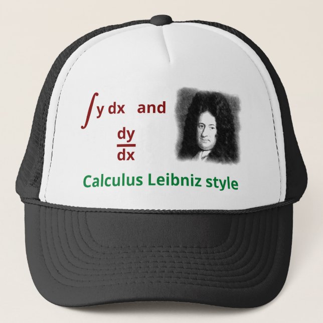Calculus Leibniz Style Trucker Hat (Front)