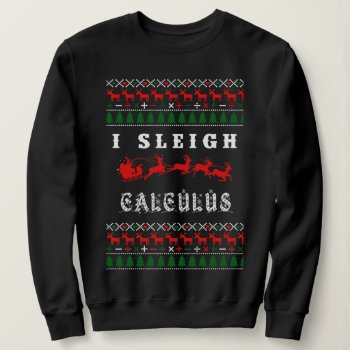 Calculus Math Teacher Christmas Sweater by AshleysPaperTrail at Zazzle