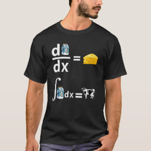 Calculus of Cheese | Funny Science Math T-Shirt