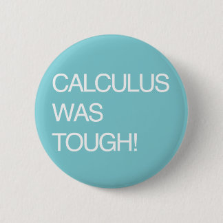 Calculus Was Tough! Pinback Button