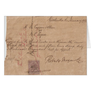 Calcutta 1885 cards