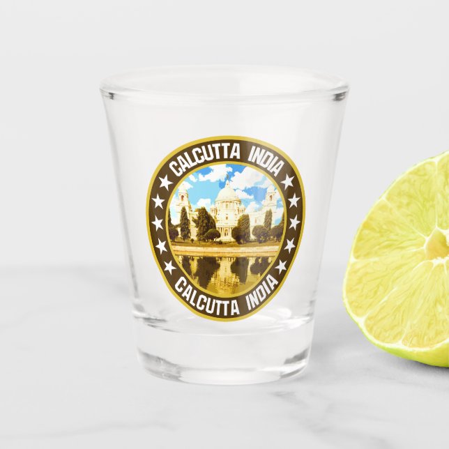 Calcutta                                           shot glass (Front)