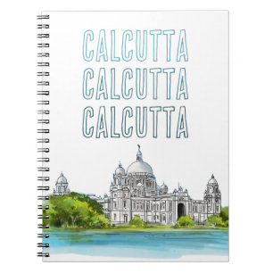 Calcutta "Victoria Memorial" Kolkata Bengali Notebook