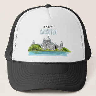 Calcutta "Victoria Memorial" Kolkata Bengali Trucker Hat