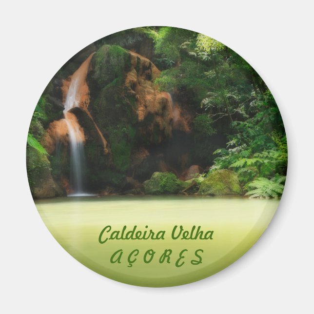 Caldeira Velha - Azores Magnet (Front)