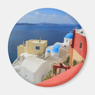 Caldera, Oia, Santorini, Greece Magnet