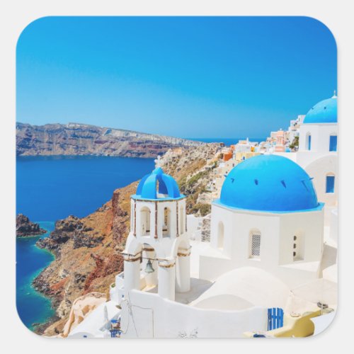 Caldera Santorini Island Greece Stickers