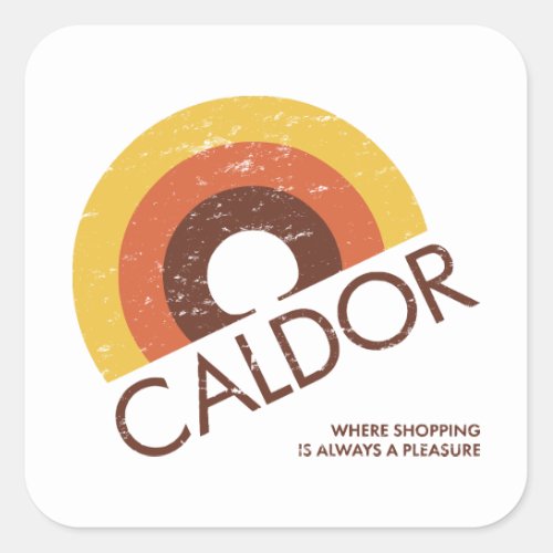 Caldor Sticker