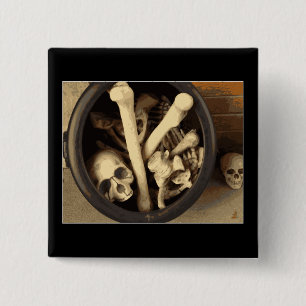 Caldron of bones. button