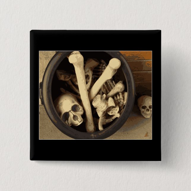 Caldron of bones. button (Front)