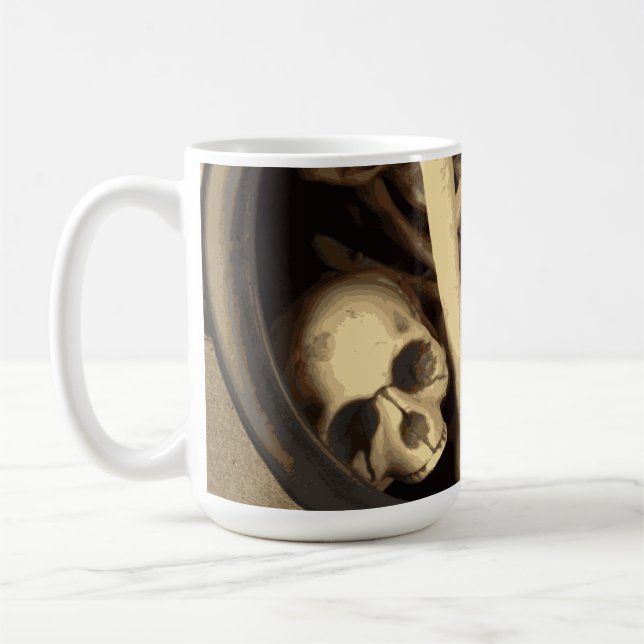 Caldron of bones. coffee mug (Left)