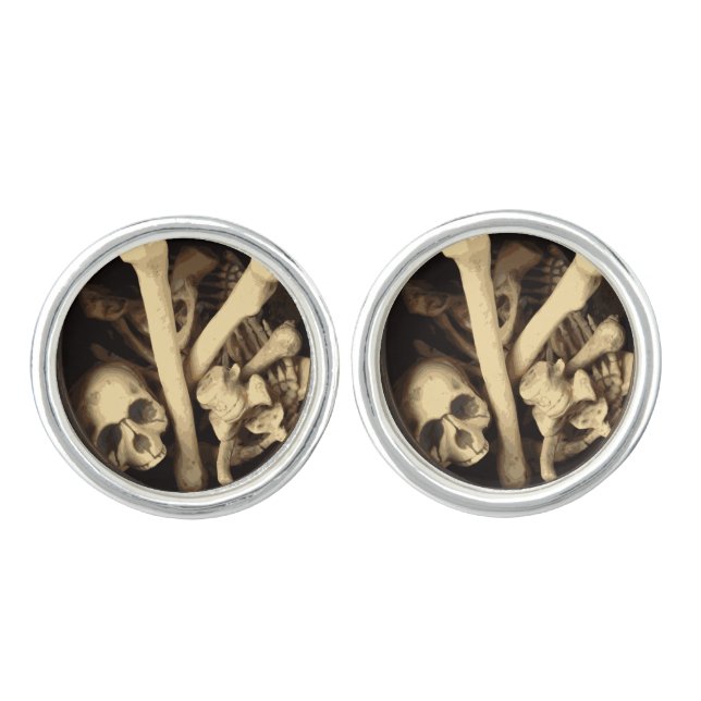 Caldron of bones. cufflinks (Front)