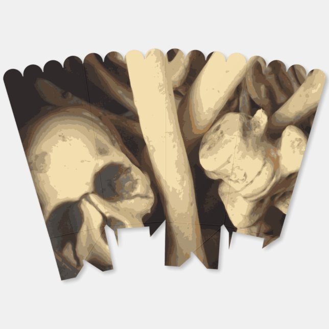 Caldron of bones. Favor Box (Unfolded)