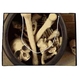 Caldron of bones. large gift bag