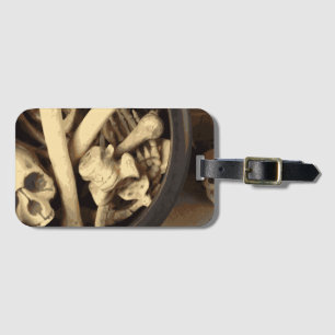 Caldron of bones. luggage tag