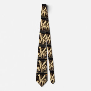 Caldron of bones. neck tie