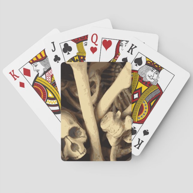 Caldron of bones. poker cards (Back)
