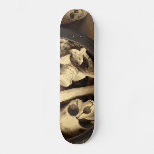 Caldron of bones. skateboard