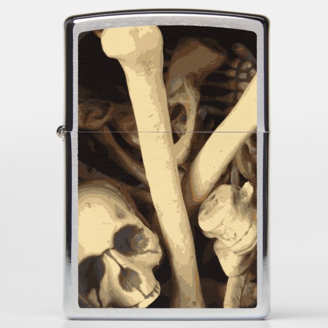 Caldron of bones. zippo lighter (Front)