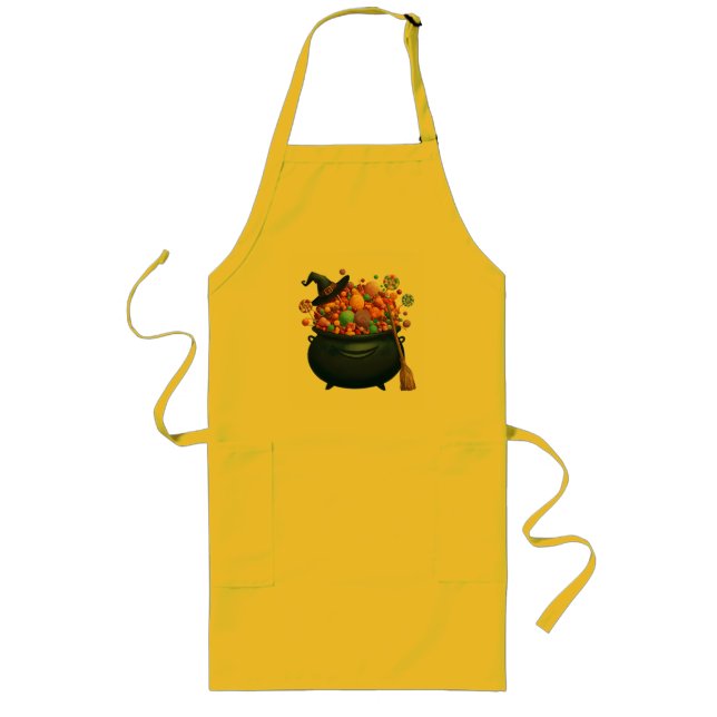 Caldron Of Giggle & Gummies Long Apron (Front)