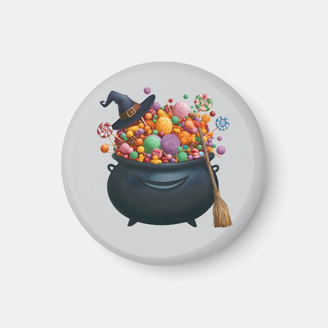 Caldron Of Giggle & Gummies Magnet (Front)