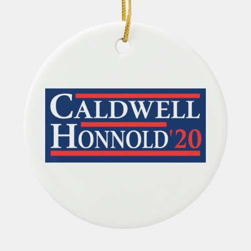 Caldwell Honnold 2020 Ceramic Ornament