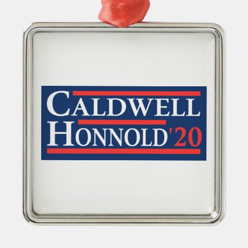 Caldwell Honnold 2020 Metal Ornament