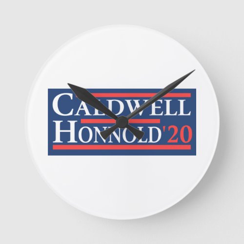 Caldwell Honnold 2020 Round Clock