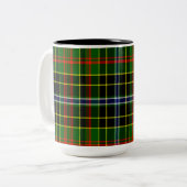 Caldwell Scottish Tartan Two-Tone Coffee Mug (Front Left)