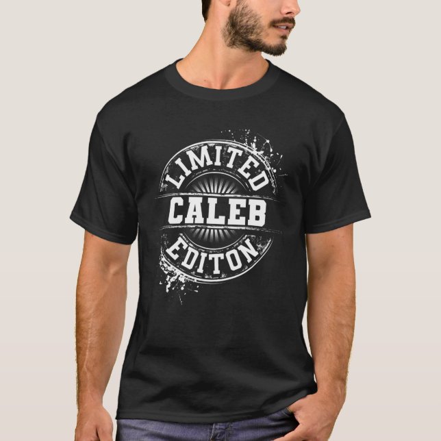 CALEB Limited Edition Funny Personalized Name Joke T-Shirt (Front)