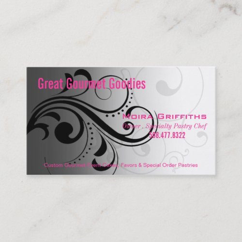 Calech Swirl Stylish Business Card template