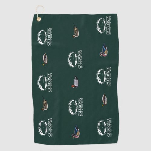 Caledonia Classic  Ducks all over golf towel