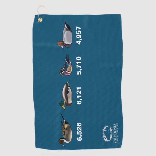 Caledonia Four Ducks  Golf Towel
