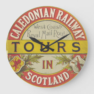 Caledonia Railway Scotland Clock