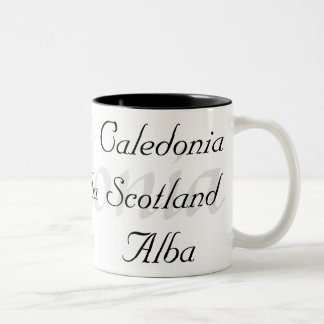 Caledonia Scotland Alba Two-Tone Coffee Mug