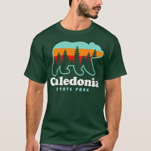 Caledonia State Park Pennsylvania Bear Retro Vinta T_Shirt