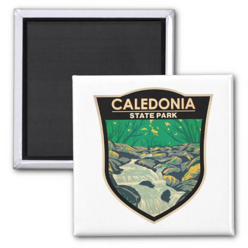 Caledonia State Park Pennsylvania Vintage Badge Magnet