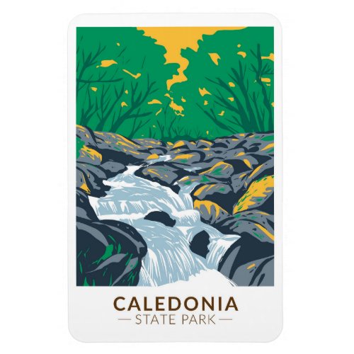 Caledonia State Park Pennsylvania Vintage Magnet