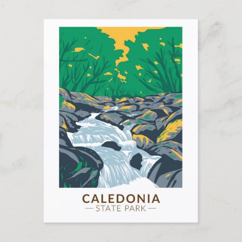 Caledonia State Park Pennsylvania Vintage Postcard