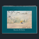 Calendar<br><div class="desc">12 months of original watercolor ski art will keep you on your edges year round! It’s always ski season…somewhere. Perfect for the skier/boarder in your life.</div>